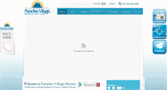 Desktop Screenshot of paradisevillagemarina.com